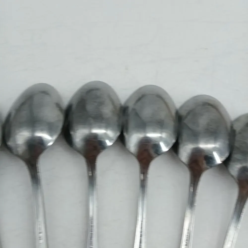 10X Tbsp TOWLE Supreme STUART SHELL Stainless Table Spoons